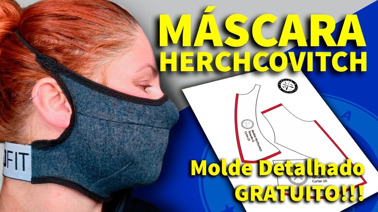 MÁSCARA DE PROTEÇÃO HERCHCOVITCH - FAMÍLIA DIY