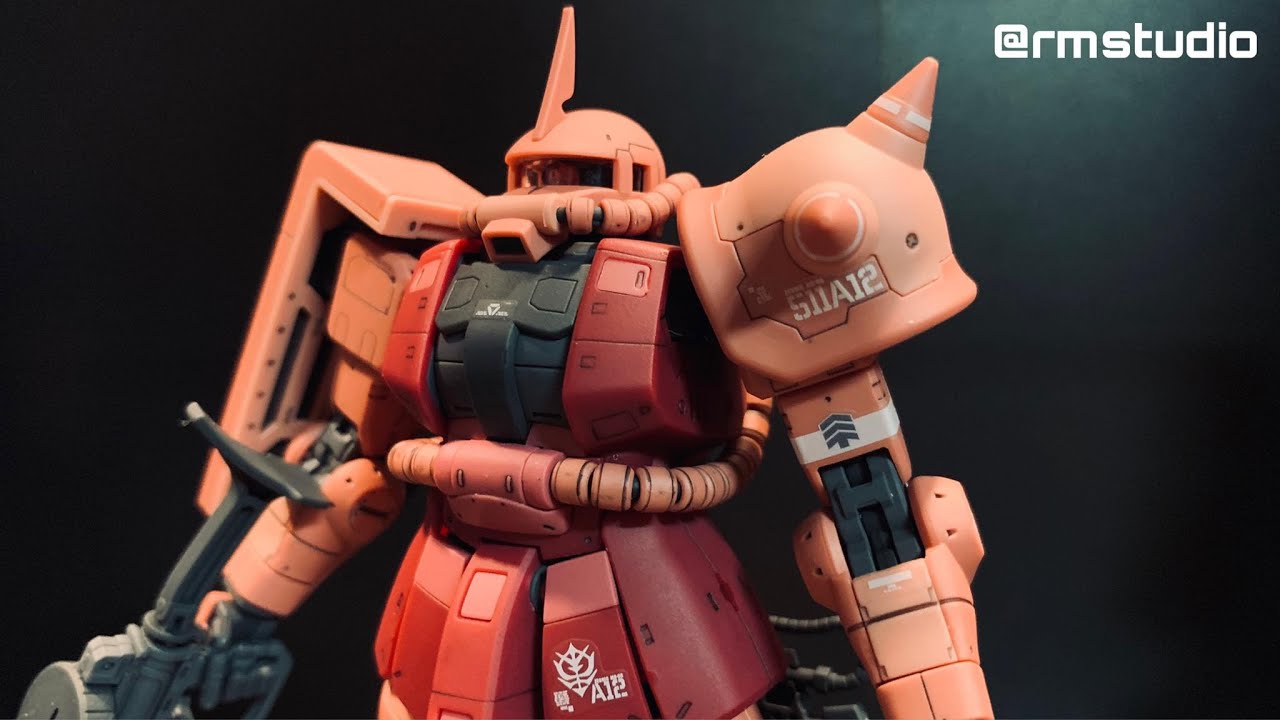 RG 1/144 MS-06S ZAKU II Speed build Review