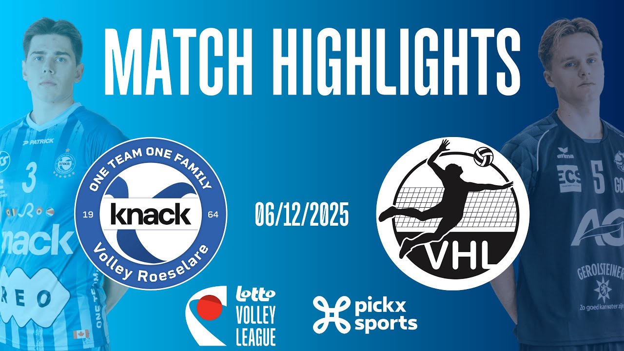 GAME HIGHLIGHTS: Knack Roeselare vs Volley Haasrode Leuven (07-12-2025)