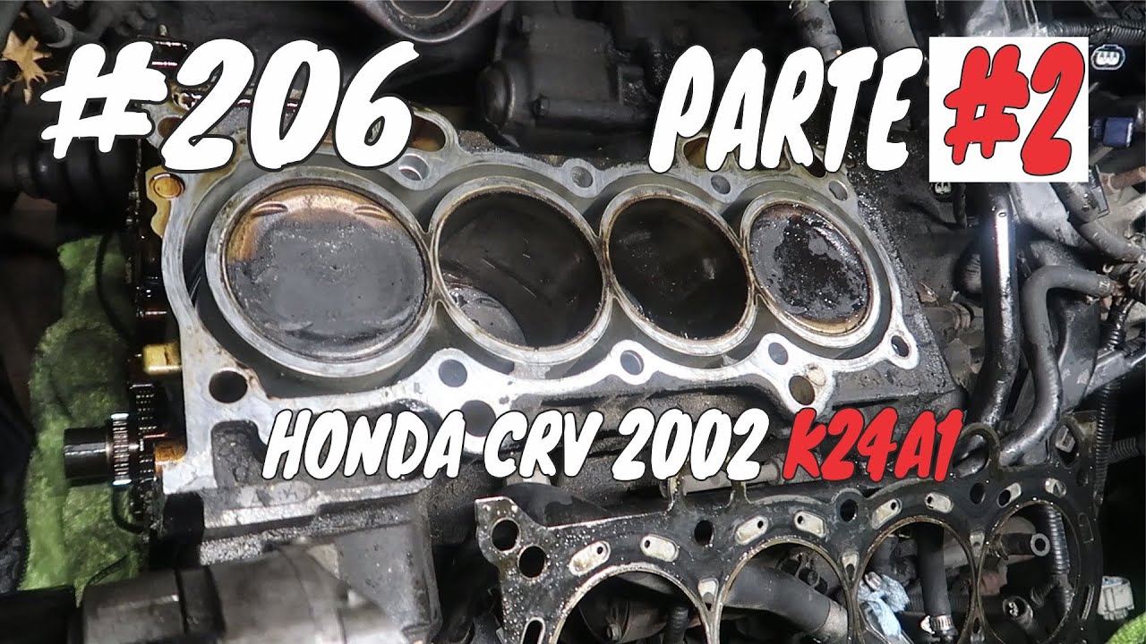 Parte#2 Junta de culata (Cylinder head gasket) Honda CRV 02 K24a1 proceso paso a paso
