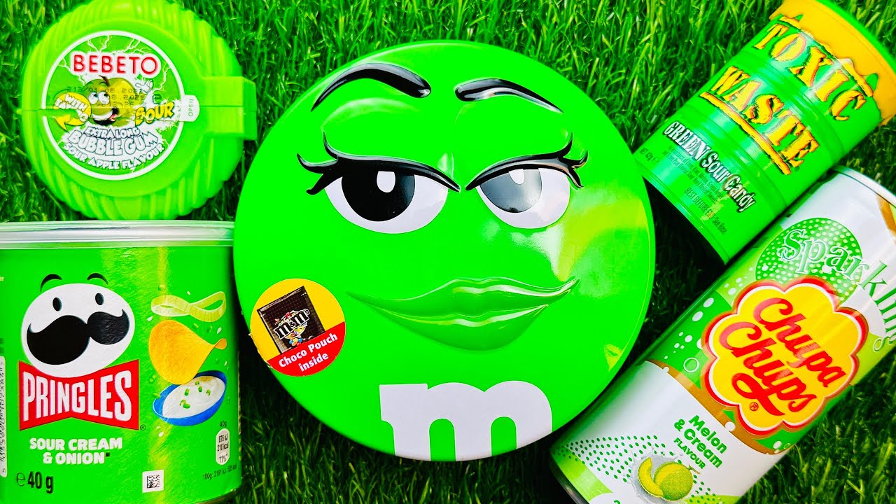 Satisfying Video | Unpacking and Mixing Rainbow Candy in M&M'S Boxes ASMR