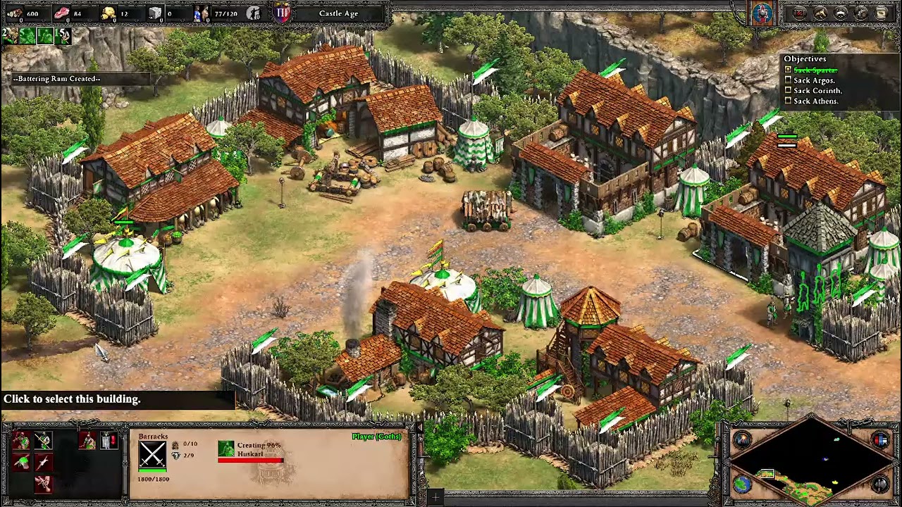 AOE2: DE – Alaric: Razing Hellas ⚔️ | Mission 2 Gameplay | Black_Knight_Gaming