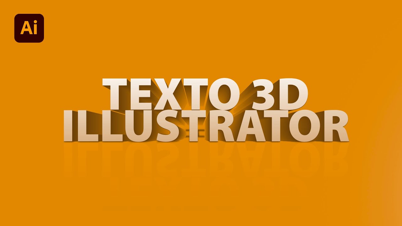 TEXTO 3D NO ILLUSTRATOR