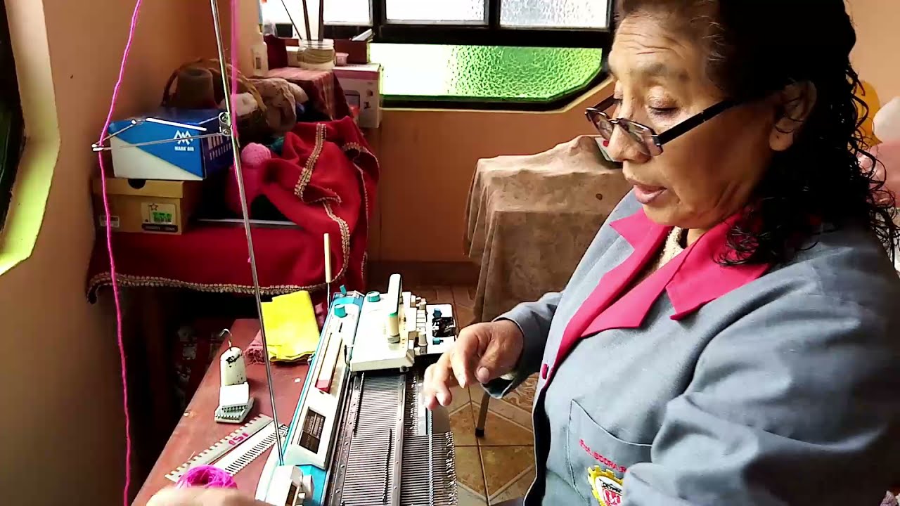 MUESTRA DE TEJIDO A MÁQUINA- PUNTO JERSEY