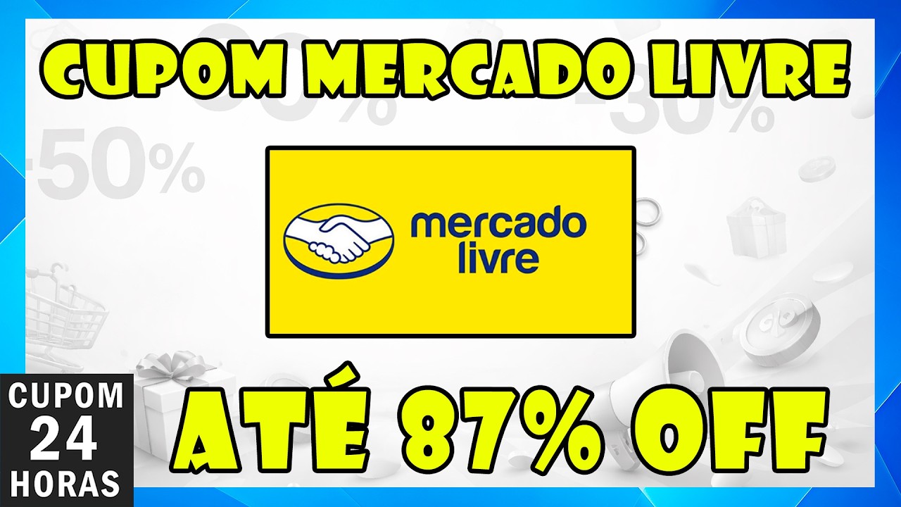 Cupom Mercado Livre Hoje Fevereiro 2026 at&eacute; 87% OFF Cupom de Desconto Mercado Livre Hoje atualizado