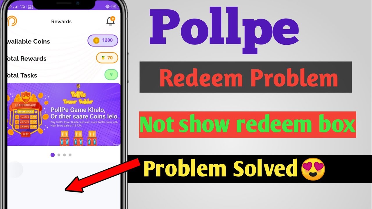 Pollpe App Redeem Problem Solution | Pollpe App Se Paise Kaise Nikale|Pollpe App Coin Add Trick 2022