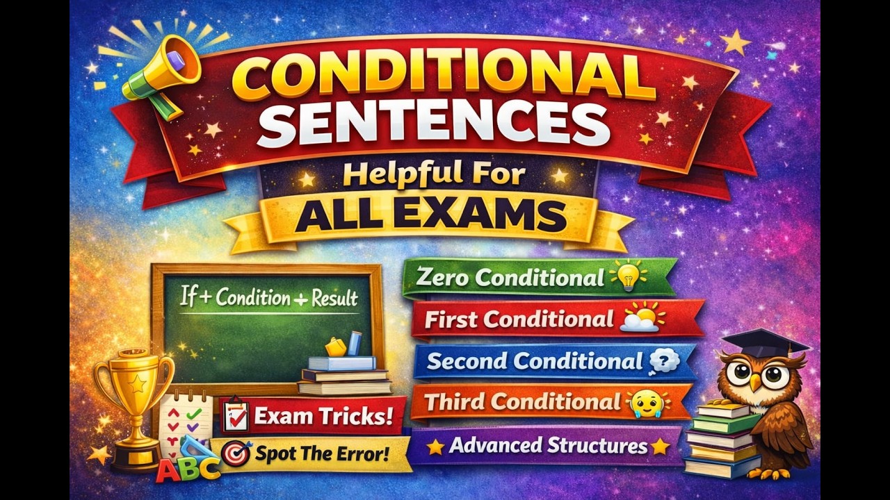 Conditional Sentences Masterclass 💯 | Zero to Advanced | SSC, PGT, UKPSC, All Competitive Exams