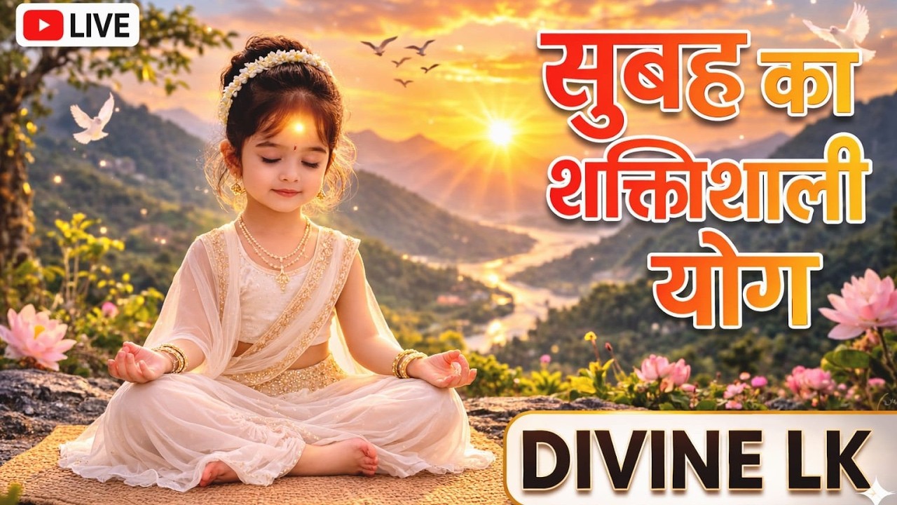 Morning Meditation Live | Peaceful Rajyoga Meditation Music 🌅