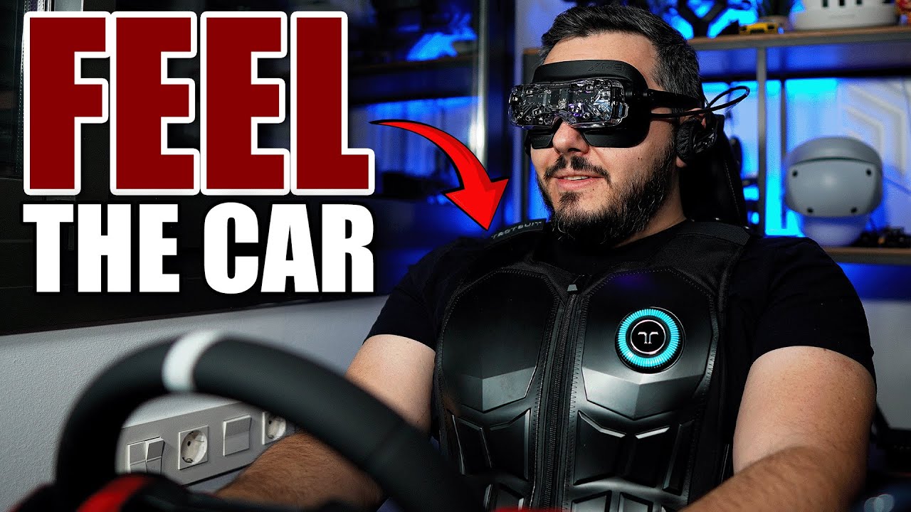 VR Sim Racing with Body Haptics FEELS INSANE