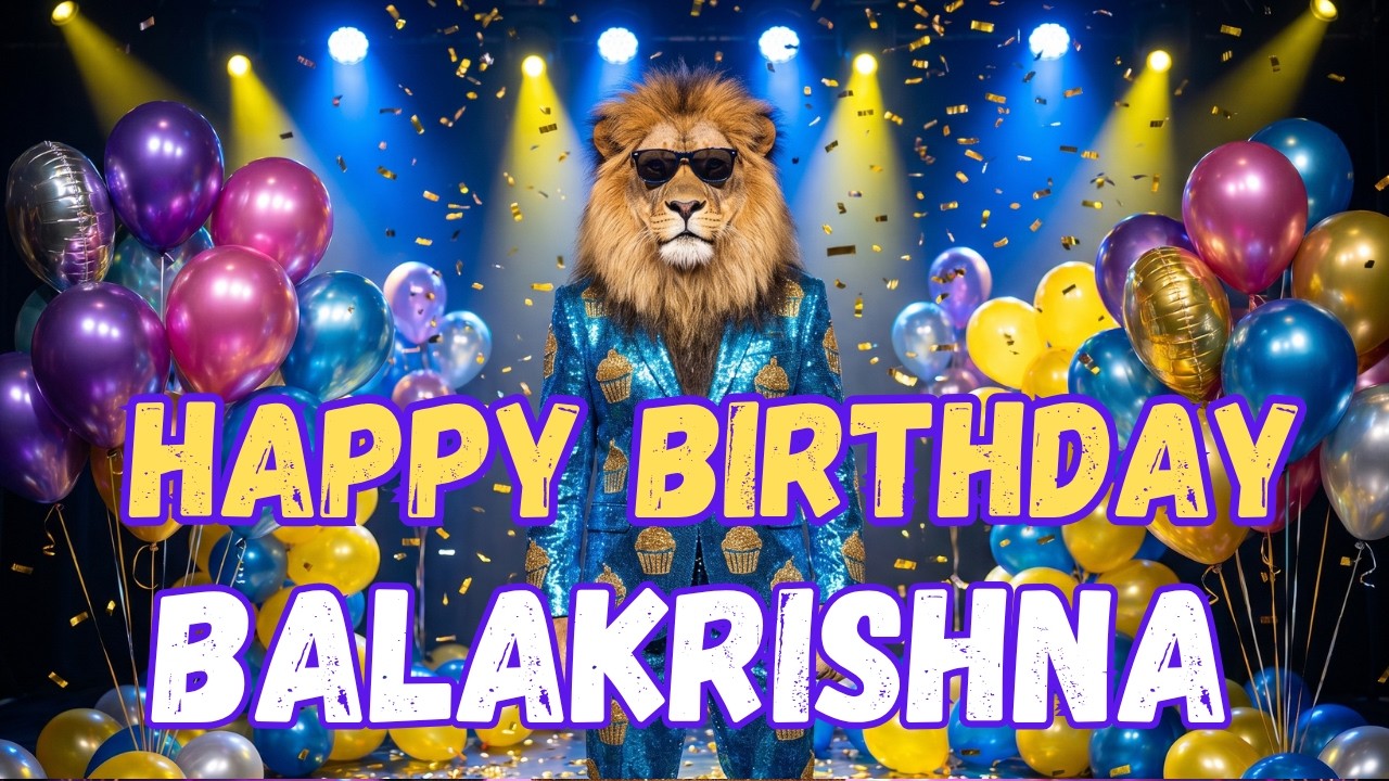 Happy Birthday to BALAKRISHNA - Balakrishna Happy Birthday Song