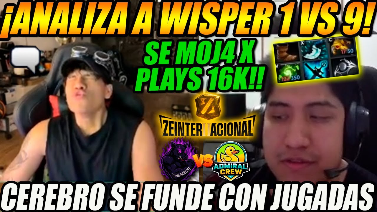 BRUTI intenta ANALIZAR a WISPER y cerebro se le FUNDE con plays 16k🤣| TEAM KINGTEKA vs TEAM WISPER😲