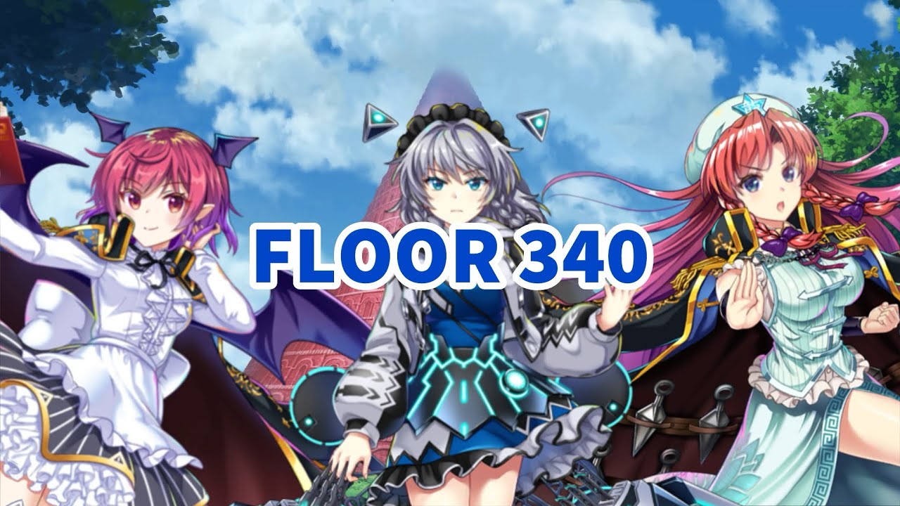 Noob clears Scarlet Devil Tower, Floor 340! (Touhou LostWord)