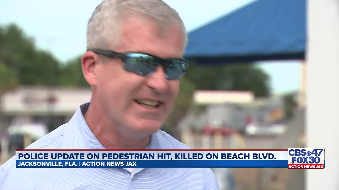 WATCH LIVE: Jacksonville police hold news conference after car hits and kills pedestrian on Beach...