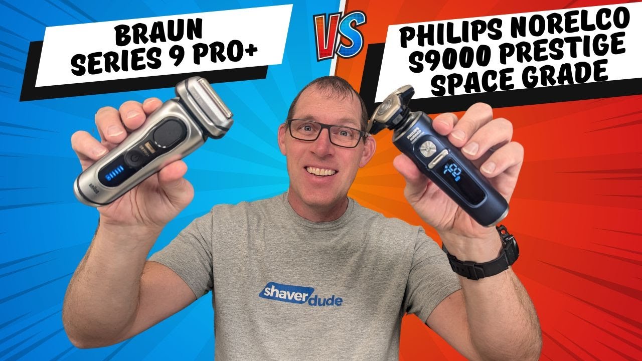 Braun Series 9 Pro+ против Philips Norelco S9000 Prestige Space Grade