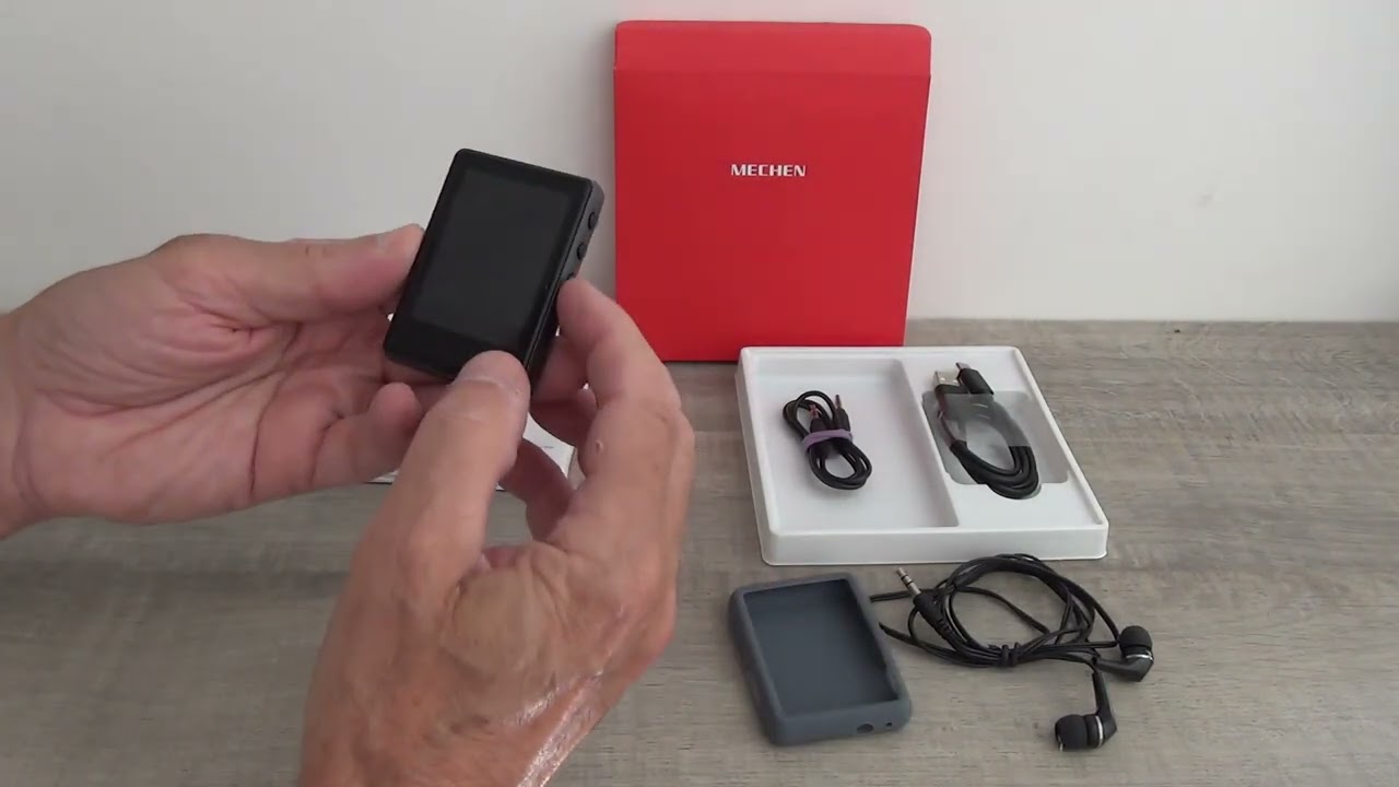 MECHEN Lecteur MP3 Bluetooth 5 3 64GO, Appareil multifonctions   lecteur MP3 vidéo photos + enregist