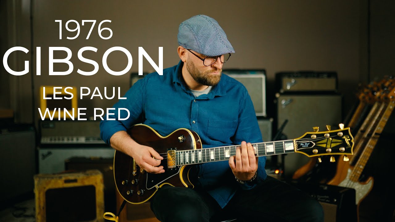 Gibson Les Paul 1976 Wine Red and Fender Deluxe Reverb 1966