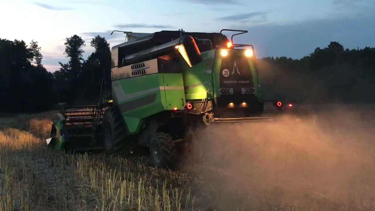 Moje pierwsze żniwa rzepakowe #johndeere #wielton #deutzfahr #łódzkie #9
