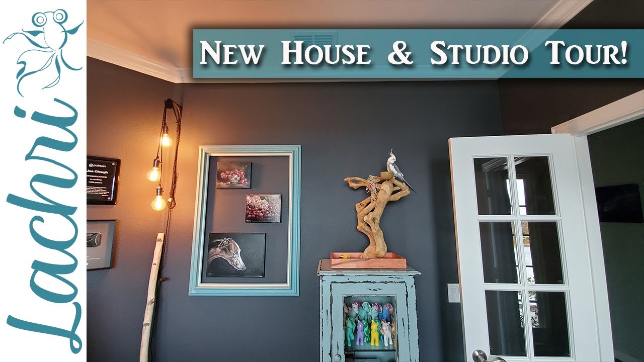I'm back!! New house & art studio tour!  Lachri