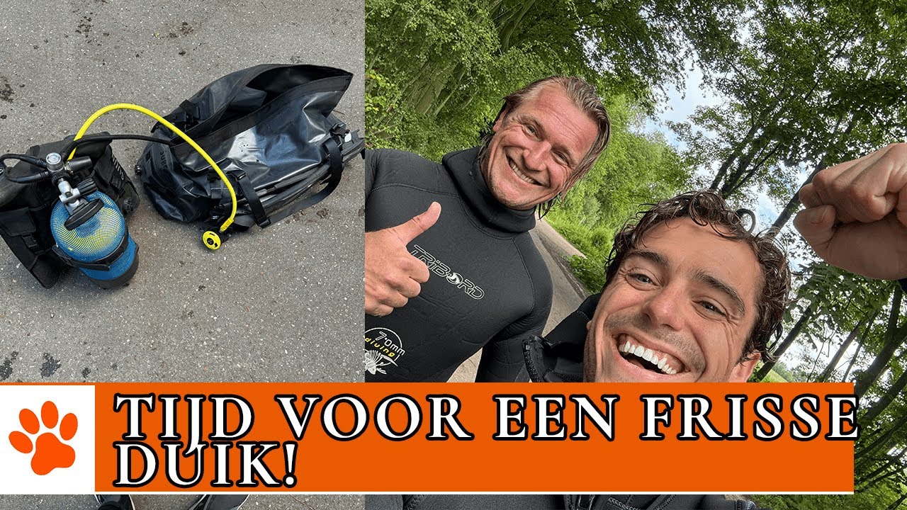 Floris gaat weer lekker duiken! | DierenpraatTV
