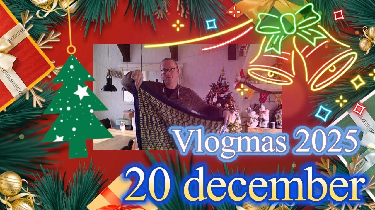 Mike's Creatieve Wereld | Vlogmas 2025 | Dag 20 weer een project af en Rebel lekker aan het spelen