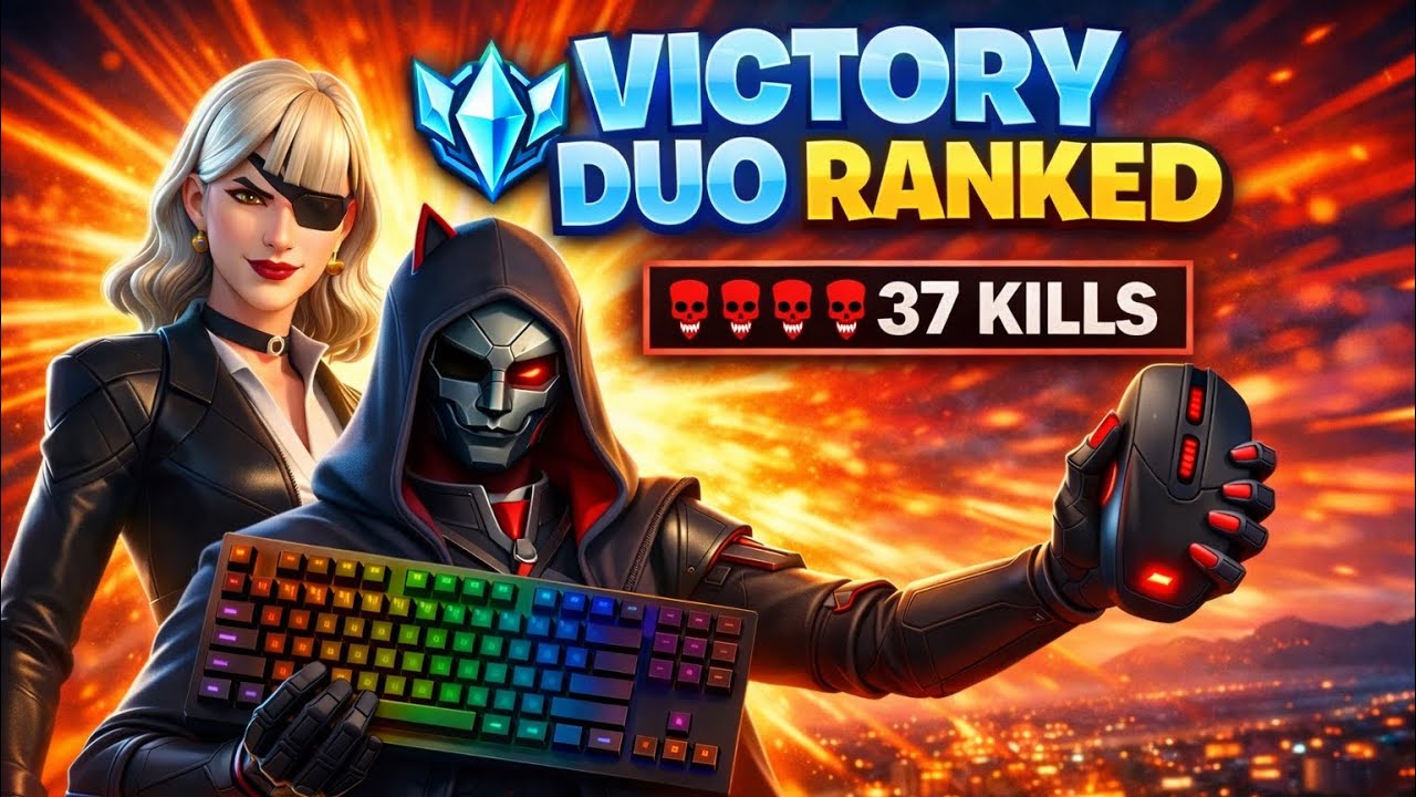 DUO RANKED DOMINATION 37 KILLS WIN / CHAPTER 7 – SEASON 1‼️🔥