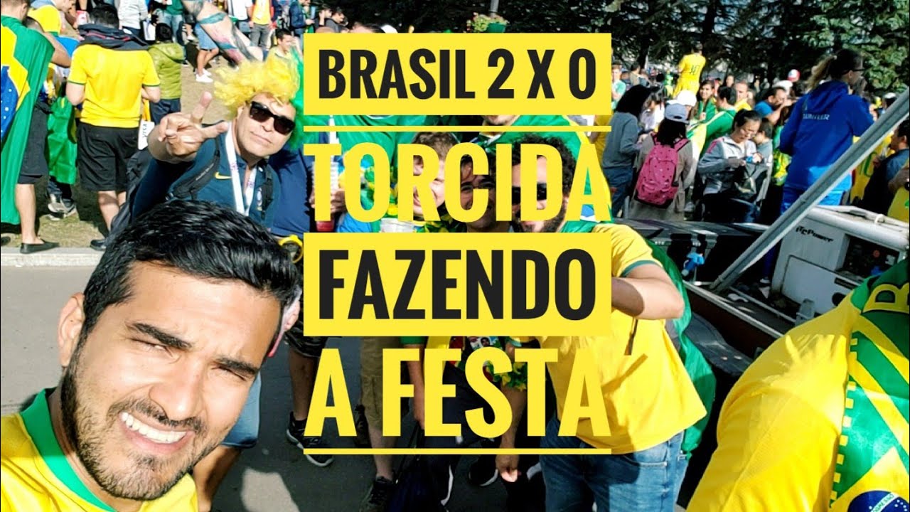 Canto da torcida organizada do Brasil. S&atilde;o Petersburgo