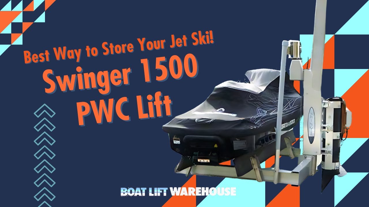 Swinger 1500 PWC Lift &ndash; Easy Dockside Storage & Maintenance!