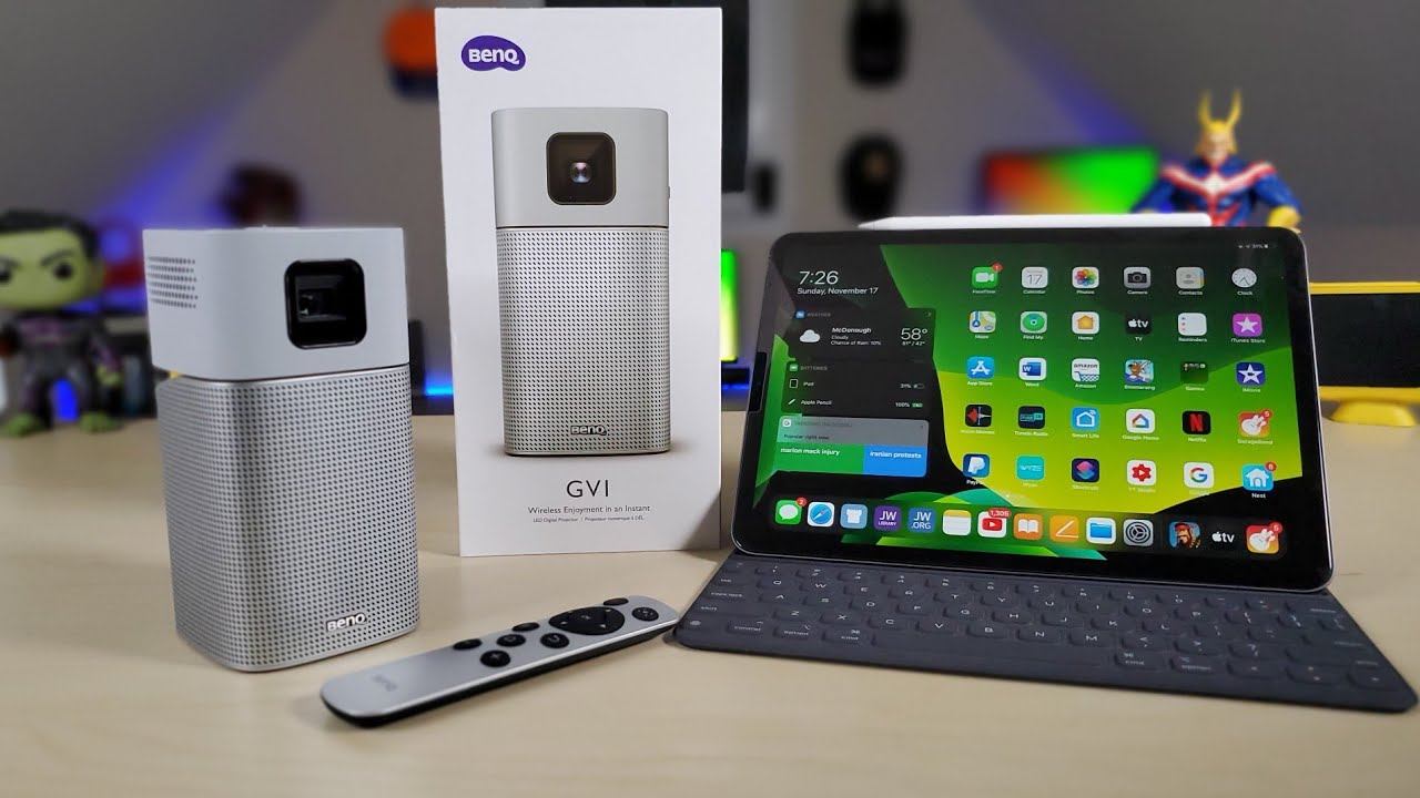 Portable Projection Made Easy for iPad Pro 11: BenQ GV1 Review...