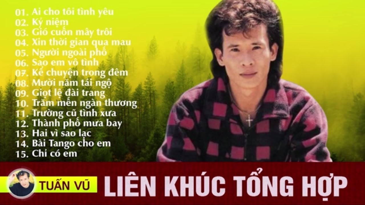 LIÊN KHÚC TUẤN VŨ TỔNG HỢP | LK AI CHO TÔI TÌNH YÊU, NGÀY XƯA ANH NÓI NGHE LÀ NGHIỆN ĐẾN GIÀ
