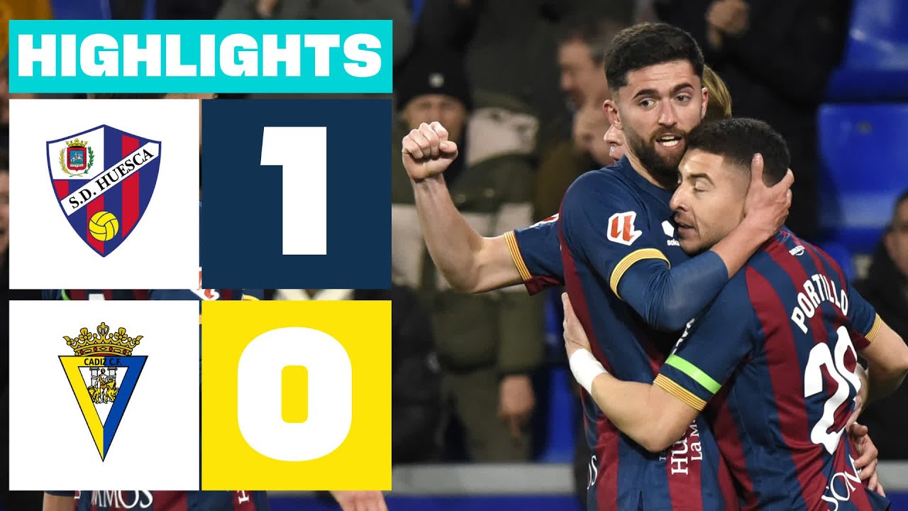 SD HUESCA 1 - 0 CÁDIZ CF | RESUMEN LALIGA HYPERMOTION