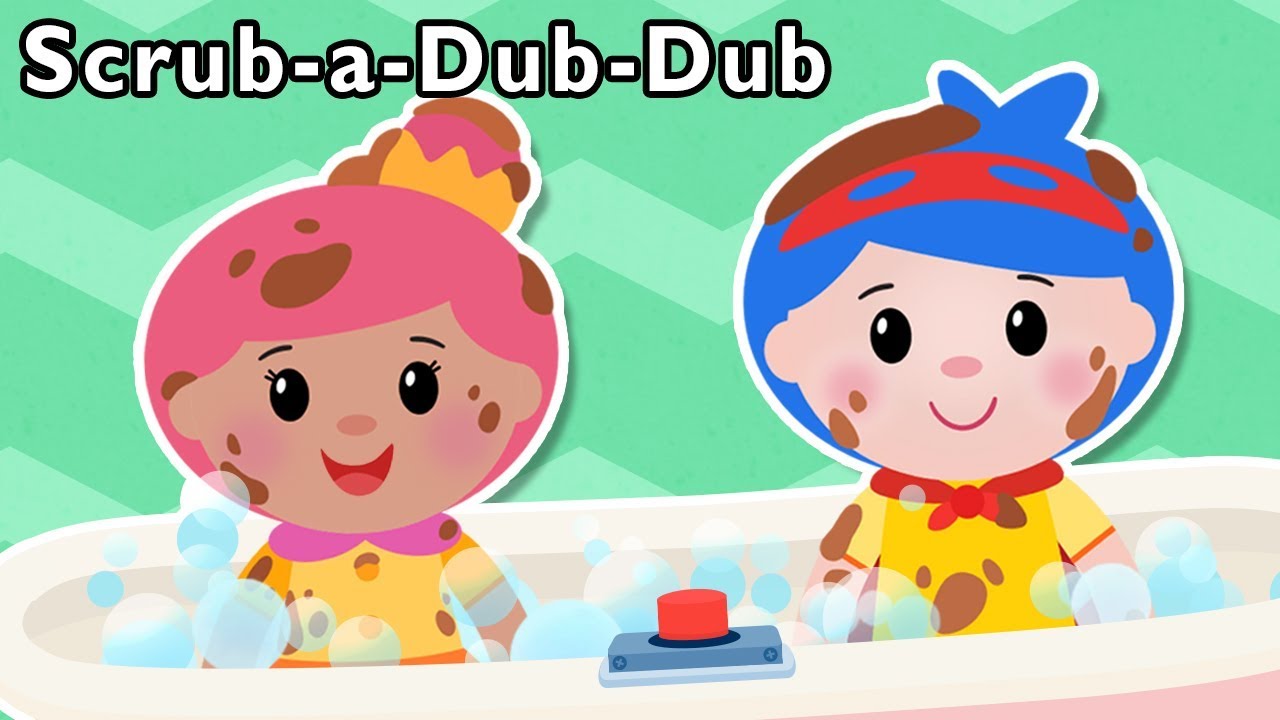 Scrub-a-Dub-Dub + More | Mother Goose Club Cartoons