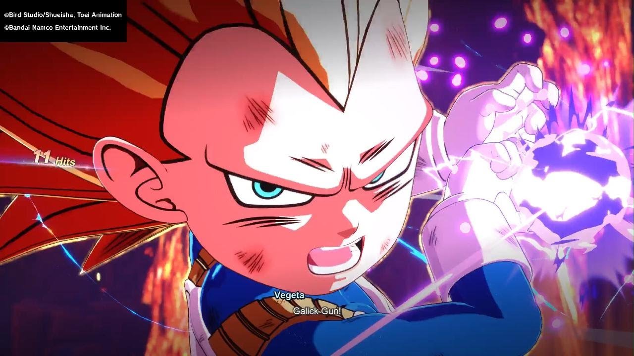 Super Saiyan 3 Vegeta (Mini) Combo! Galick Gun! - Dragon Ball Sparking Zero