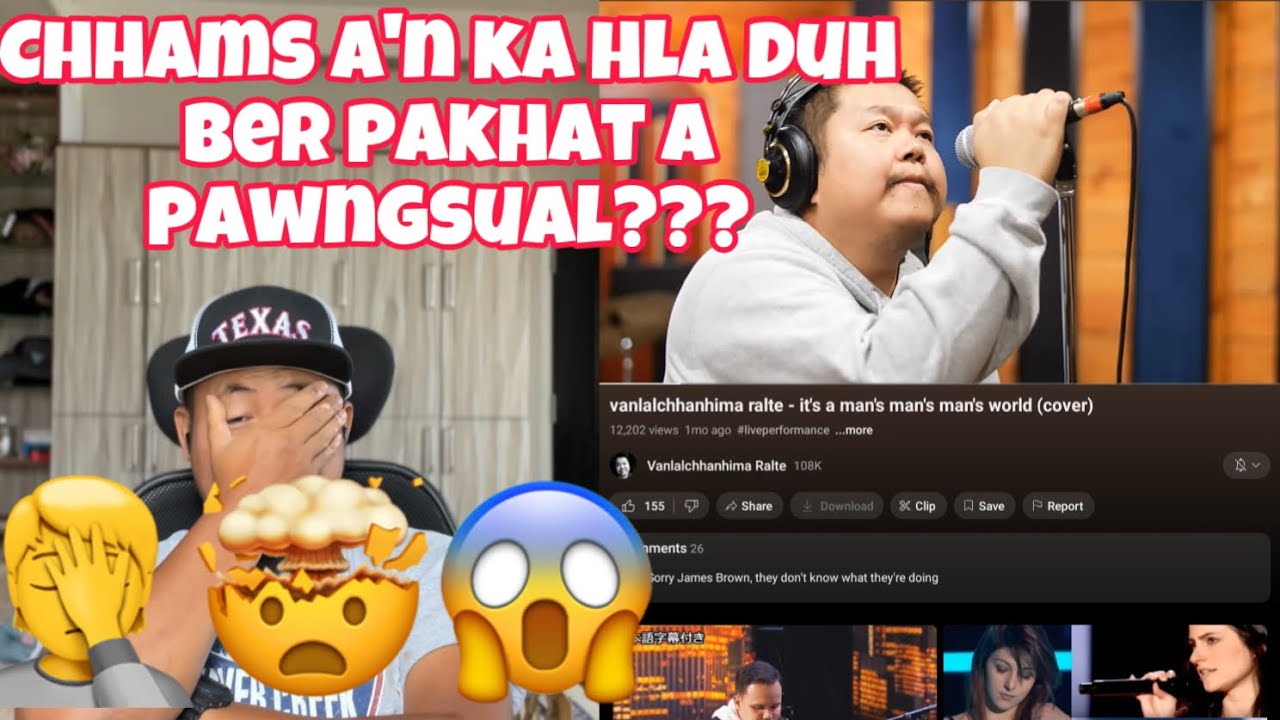 Chhams - It’s a Man’s World (Cover) ngaithla zo ngam lo😅// RamBoss React