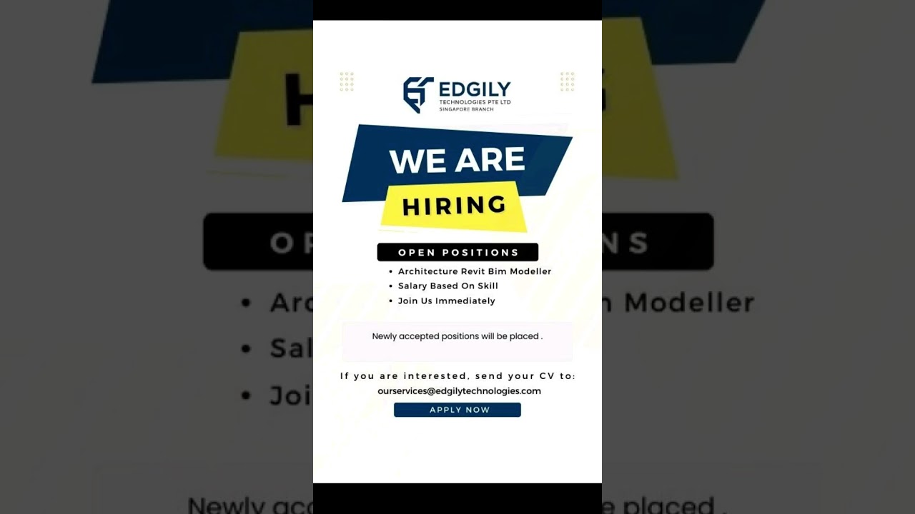 Hiring for#revit #bim #modeller #revitbim #architecture #architect #architecturedesign#civilengineer