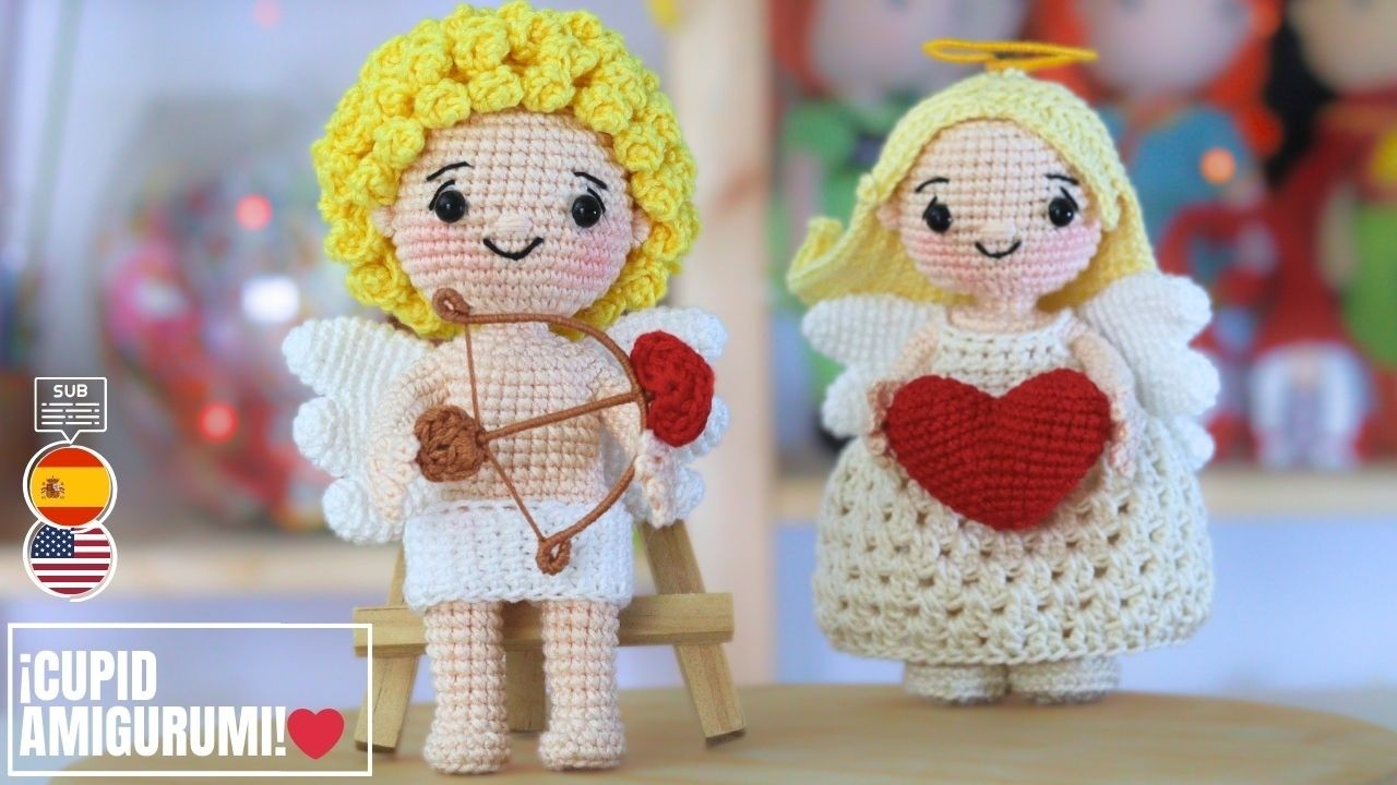 Look what we made! Amigurumi Cupid step by step (Articulated Base Body)
