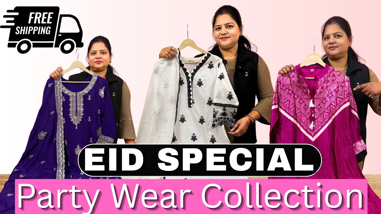 Party Wear Collection 2026 | Cotton Suits, Crepe Suits, Mul Chanderi Suits, Muslin Suits and More!