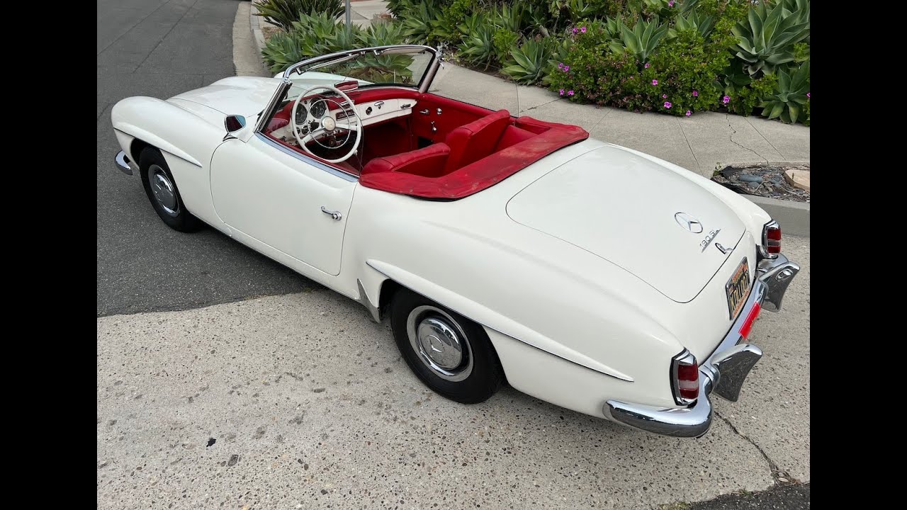SOLD: 1957 Mercedes 190SL Driving Video