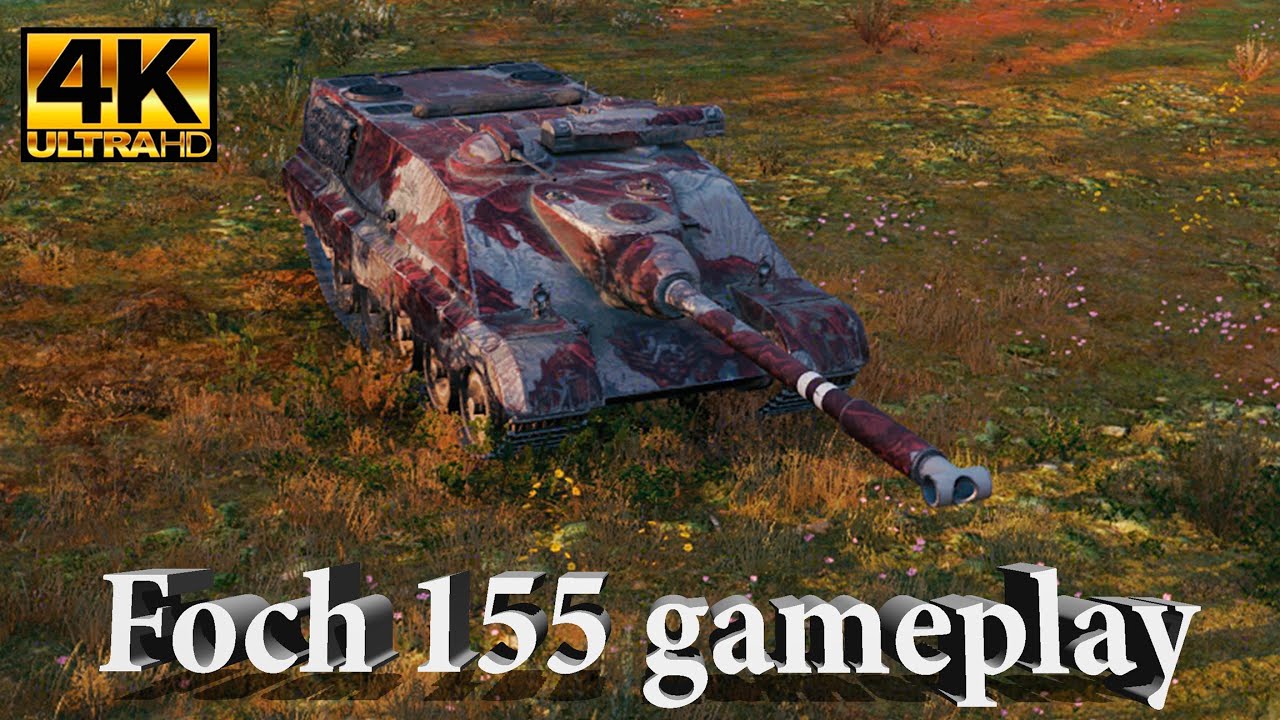 AMX 50 Foch (155) video in Ultra HD 4K🔝 gameplay, 10373 dmg, 5 kills 🔝 WoT ✔️ Best Moments