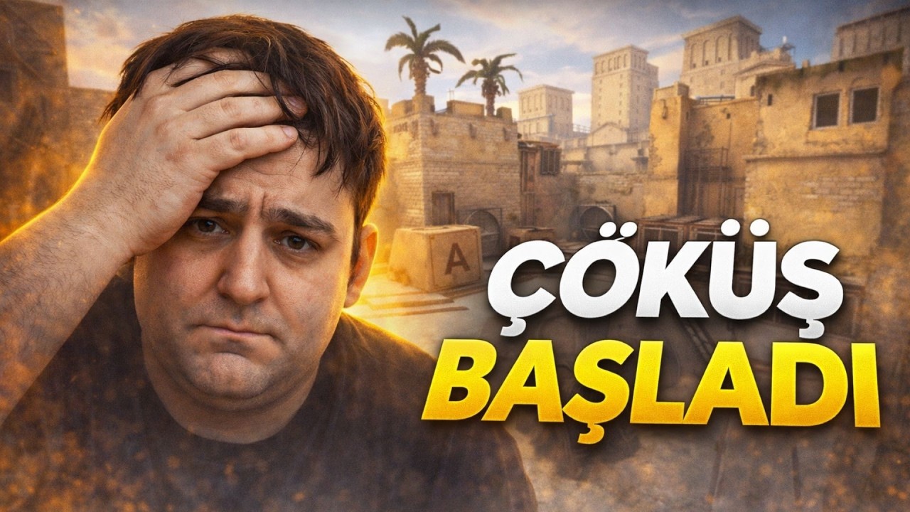 CS2 - 10 LEVEL'DEN &Ccedil;&Ouml;K&Uuml;Ş BAŞLADI! FACEIT MIRAGE MA&Ccedil;I