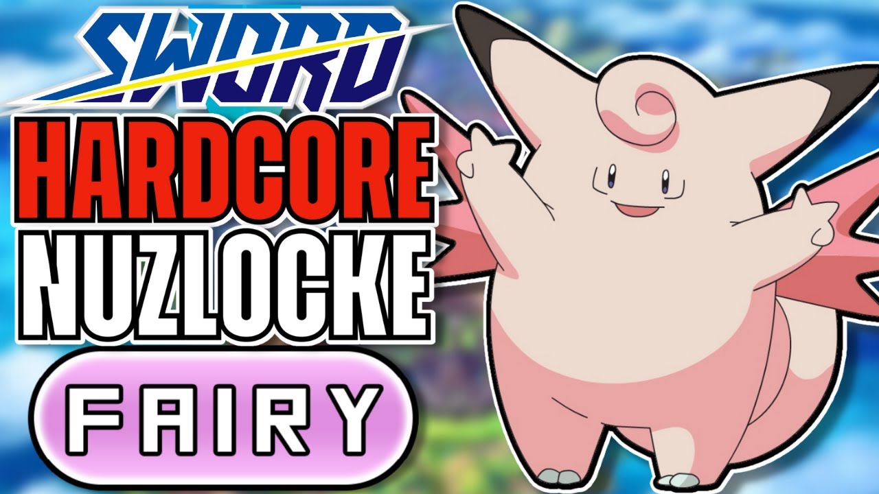 Pokemon Sword Hardcore Nuzlocke — только покемоны типа FAIRY! (Без предметов, без прокачки)
