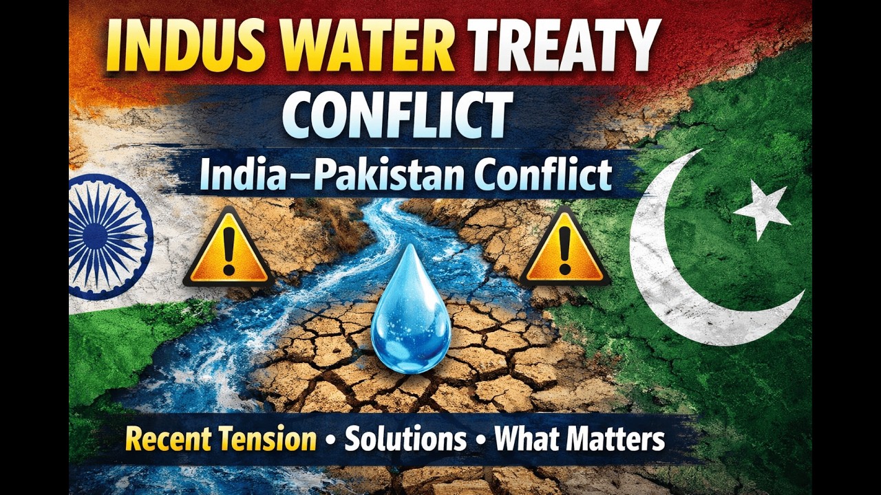 Indus Water Treaty Conflict | Recent India–Pakistan Tensions, Key Issues & Practical Solutions