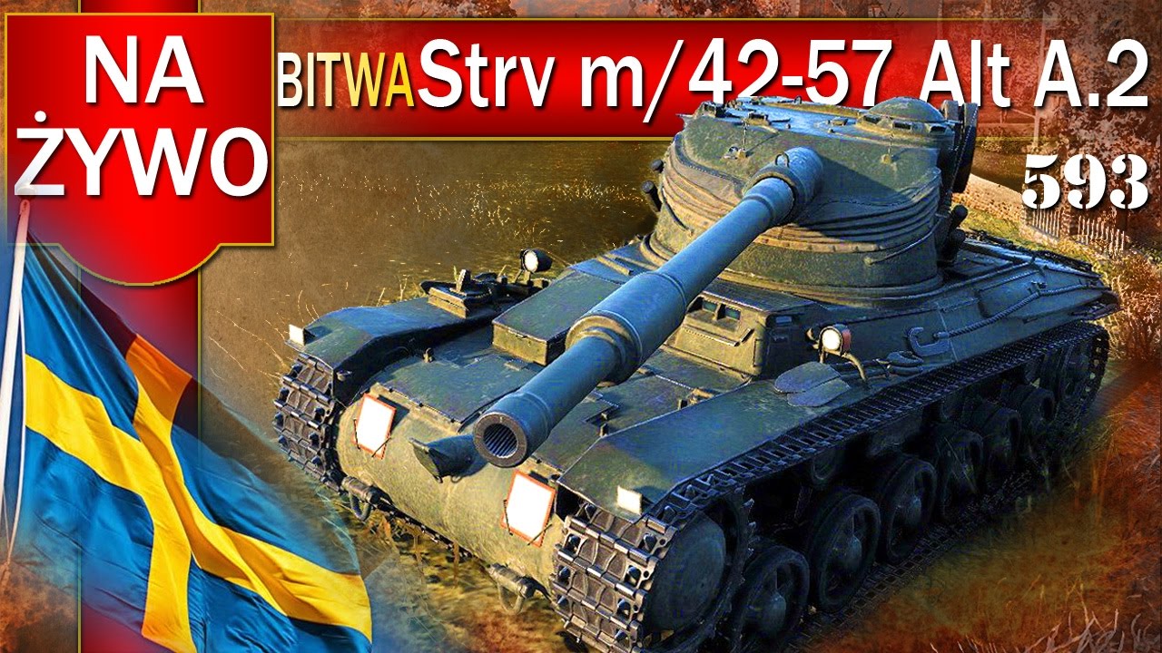 Strv m/42-57 - WYMIATACZ czy kicha? - BITWA - World of tanks
