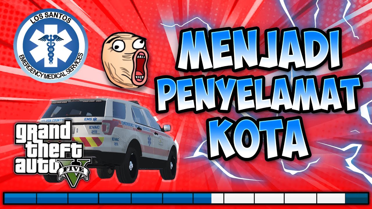 MENJADI PENYELAMAT KOTA PART 1 - GTA V ROLEPLAY #46