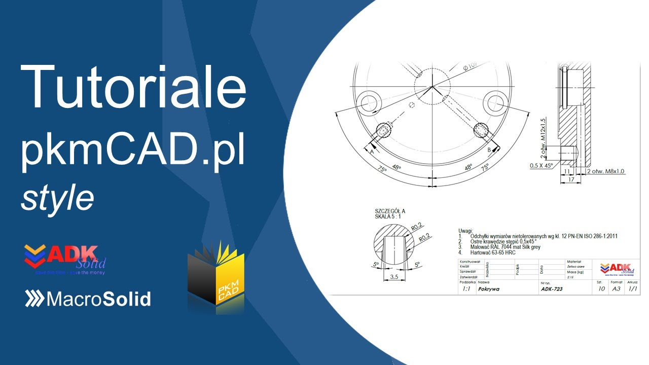 Tutoriale SOLIDWORKS z #pkmcad Style