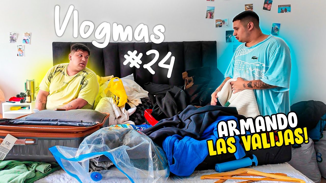 ARMANDO LAS VALIJAS PARA IRNOS A EUROPA VLOGMAS #24 || Franco Gómez