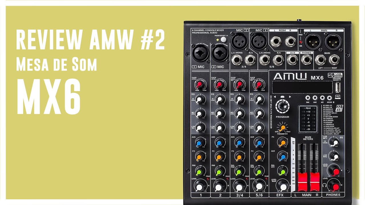 Review AMW #2 | Mesa de Som MX6