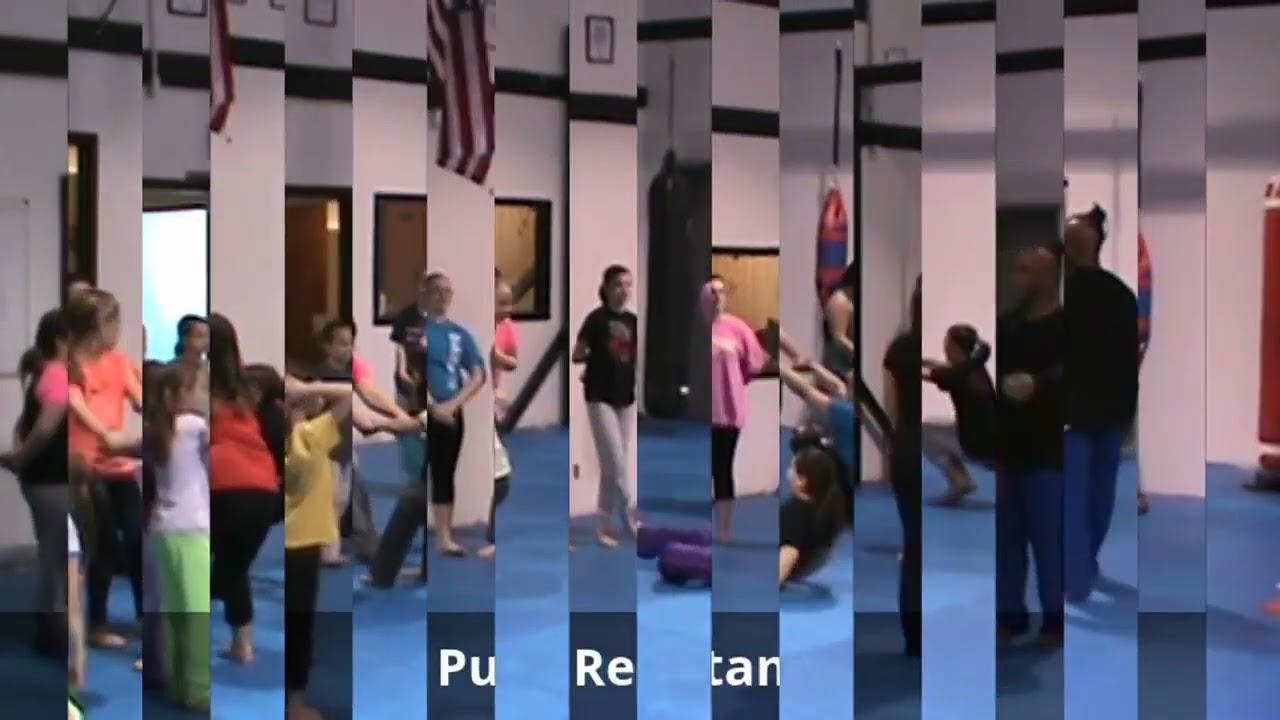 Brownie Troop 2535 train with Jermaine Andre'