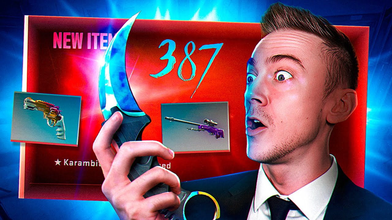 ОХОТА на Blue Gem Karambit! (НОЖИ в обмен)