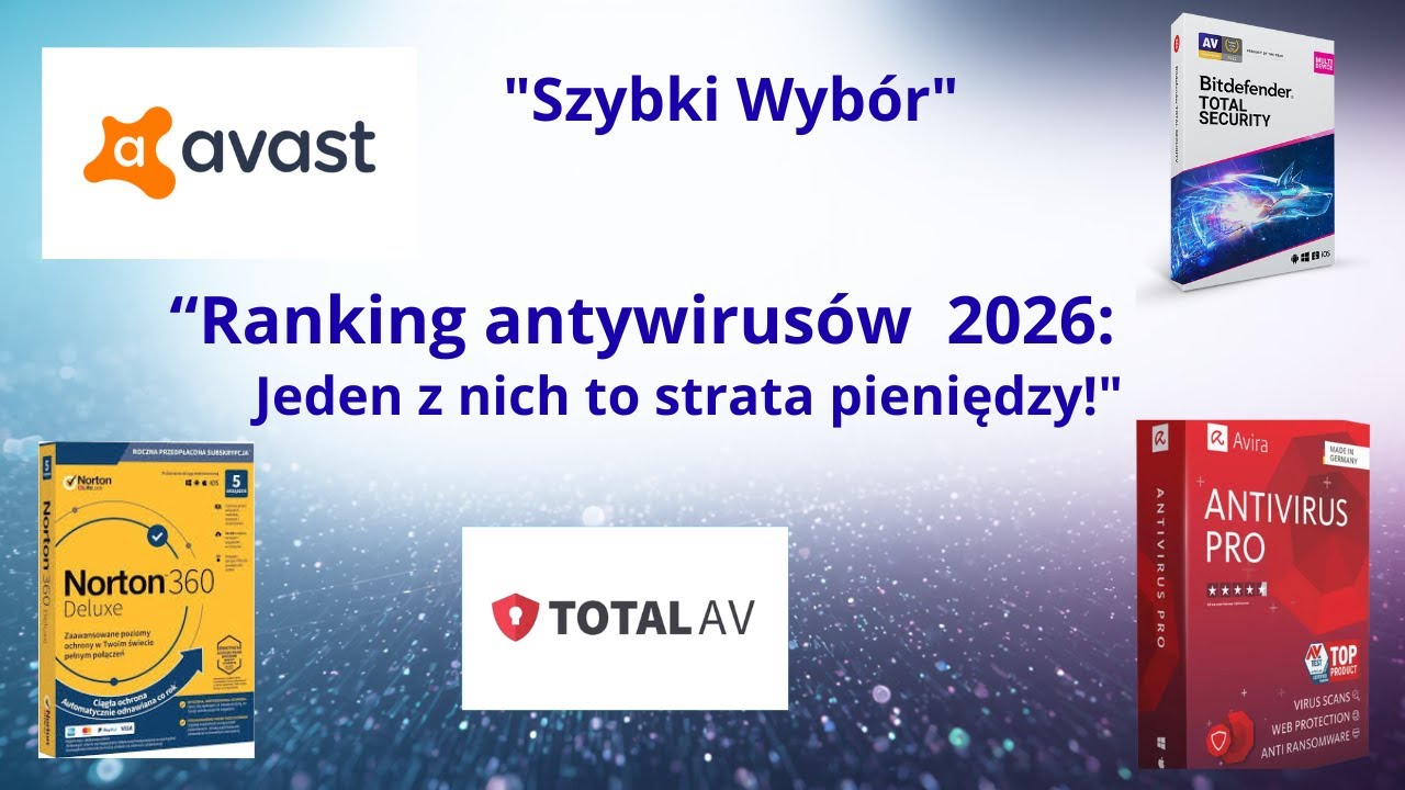 Ranking Antywirusów 2026 – Najlepsza ochrona Twojego PC i Telefonu!00056