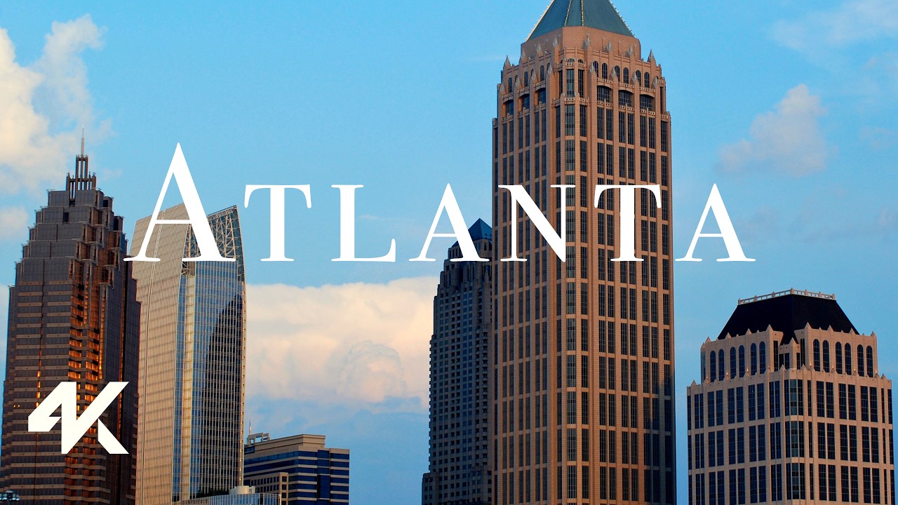 Atlanta, Georgia 🇺🇸 4K Drone Tour – Stunning Aerial Views of Downtown & Skyline